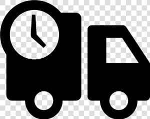 A Basic Outline Of A Delivery Type Truck That Has The   Shopping Delivery Icon  HD Png Download