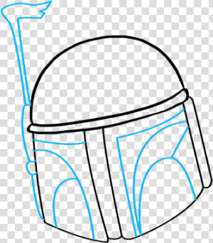 How To Draw Boba Fett   Boba Fett Drawing  HD Png Download