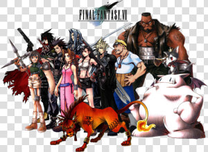 Final Fantasy Vii Original Art  HD Png Download