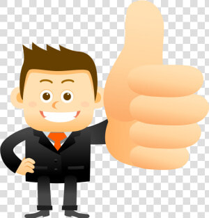 Clipart Happy Thumbs Up   Satisfied Customer Customer Clipart  HD Png Download