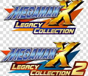 Mega Man X Legacy Collection 1 2 Logo   Megaman X Legacy Collection Logo  HD Png Download