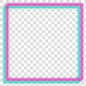  light  neon  square  frame   Colorfulness  HD Png Download