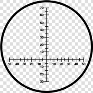 Military Ranging Reticle   Binocular Reticle Pattern  HD Png Download