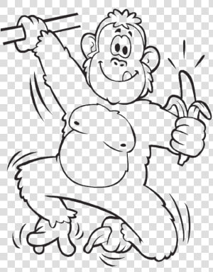 Orangutan Coloring Pages To Color   Orangutan Colouring Pages  HD Png Download