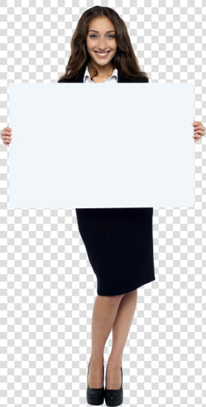 Girl Holding Banner Png Stock Photo   Girl Stock Photo Png  Transparent Png