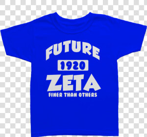 Future Zeta Phi Beta Toddler Tee   Active Shirt  HD Png Download