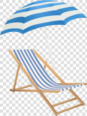 Umbrella 14 Eames Lounge Chair Beach Clipart   Transparent Beach Chair Png  Png Download