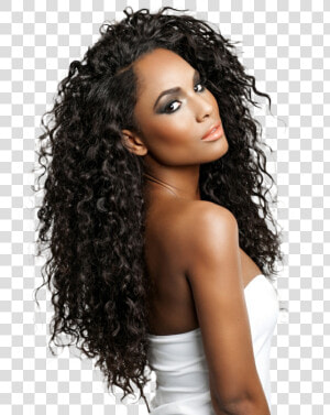 Transparent Female Hair Png   Virgin Brazilian Hair Curly  Png Download