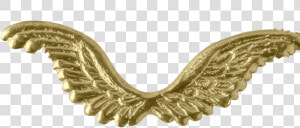 Die Cut Articles Angel Wings Gold  3 5 X 1 5cm   Golden Eagle  HD Png Download