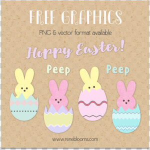 Easter Peeps Free Graphics Vector   Domestic Rabbit  HD Png Download