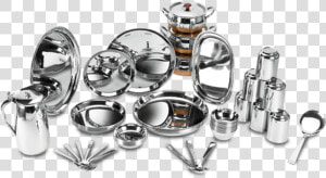 Transparent Dinner Set Png   Stainless Steel Dinner Set Png  Png Download