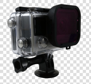 Gopro With Filter   Черный Бокс Для Gopro  HD Png Download