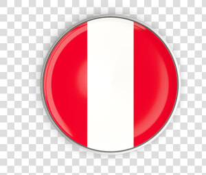 Round Button With Metal Frame   Icon Peru Flag Png  Transparent Png