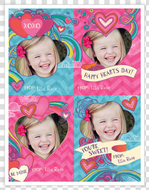 Valentine Heart Doodles Printable   Sibling  HD Png Download