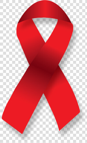 Cancer Clipart Red Ribbon   Hiv Red Ribbon Vector  HD Png Download