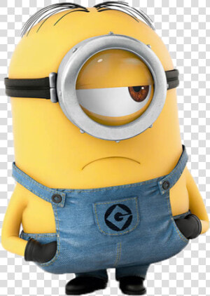 Download Large Transparent Cartoon   Minions Stuart Png  Png Download