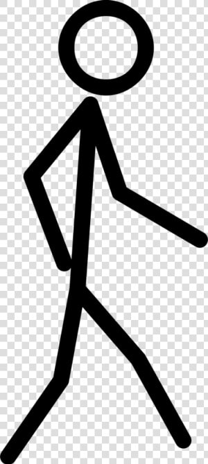 Stick Figures Png   Walking Stick Figure Clipart  Transparent Png