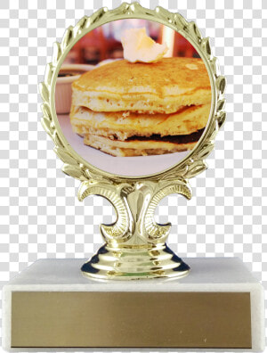 Pancake Trophy On Marble Base Trophy Schoppy S Since   Pancake Trophy  HD Png Download