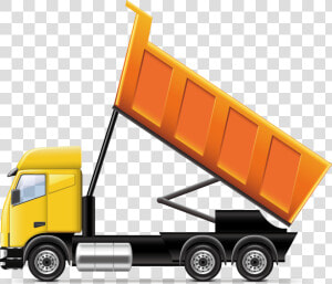 Car Dump Truck Illustration   Dump Truck Vector Png  Transparent Png