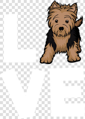 Love My Yorkshire Terrier Dog  HD Png Download