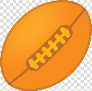 Rugby Football Icon   Facebook Rugby Ball Emoji  HD Png Download