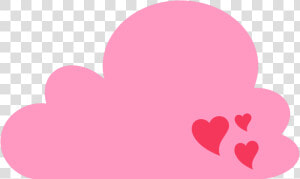  cloud  nube  rosa  pink  corazon  corazones  heart   Heart  HD Png Download