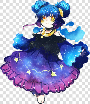 Pokemon Cosmog Gijinka  HD Png Download