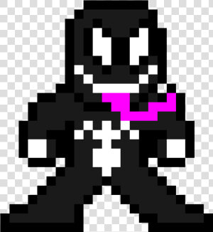 Pixel Art Venom   Png Download   Minecraft Pixel Art Venom  Transparent Png