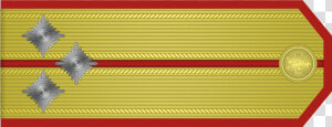Rank Insignia Of Старши Лейтенант Of The Bulgarian   Rank Insignia Of Bulgaria  HD Png Download