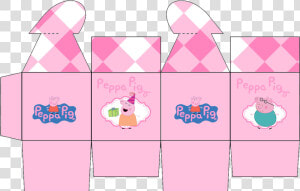 Peppa Pig Cajas Con Cierre En Forma De Corazón Para   Peppa Pig Printable Box  HD Png Download