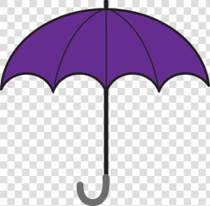 Umbrella  Open  Opened  Handle  Rain  Purple  Weather   Purple Umbrella Clipart  HD Png Download