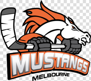 Melbourne Mustangs Mustangs Players Hockey   Transparent   Melbourne Mustangs Ice Hockey  HD Png Download