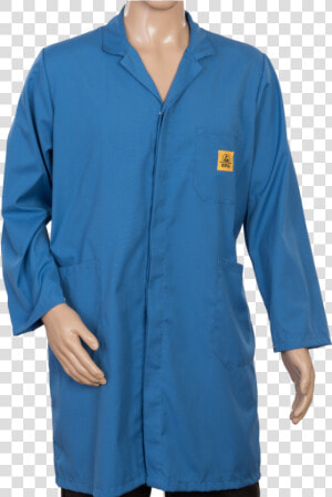 Esd Lab Coat Blue   Scrubs  HD Png Download