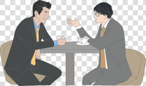 2 Person Speaking Cartoon  HD Png Download