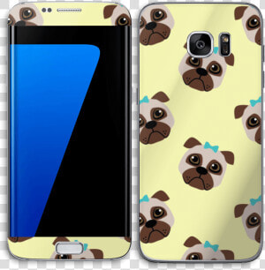 Unhappy Pugs Skin Galaxy S7 Edge   Iphone  HD Png Download