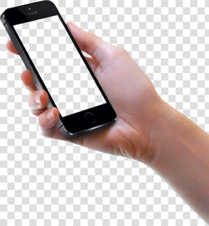 Hand Holding Black Iphone Mobile Png Image   Hand Holding Iphone Png  Transparent Png