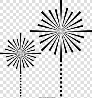 Fogos De Artifício Coloring Page   Illustration  HD Png Download