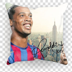 Ronaldinho ﻿sublimation Cushion Cover Class Lazyload  HD Png Download