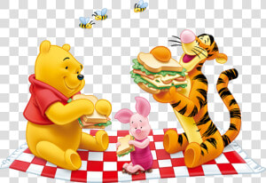 Fall Clipart Winnie The Pooh   Pooh Piglet And Tigger  HD Png Download