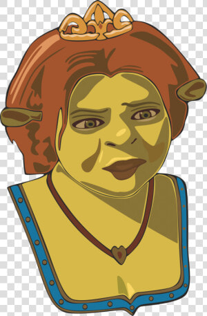 Shrek Head Png   Princess Fiona Doll Shrek 2  Transparent Png