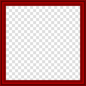 Red Border Frame Transparent   Red Square Border Transparent  HD Png Download