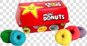  frootloops  mini  dount  ftestickers  freetoedit   Hardee  39 s Fruit Loop Donuts  HD Png Download