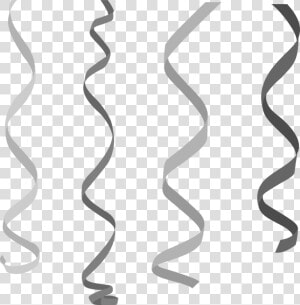 Black Streamers Clipart   Streamers Clip Art  HD Png Download