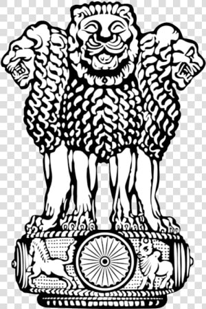 Coat Of Arms Of India Png File   Official Seal Of India  Transparent Png