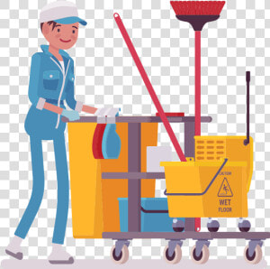 Products Venus Cleaning Supplies   Cartoon Janitorial  HD Png Download