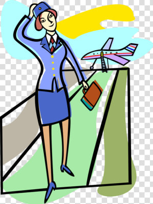 Transparent Flight Attendant Png   Flight Attendant Clip Arts  Png Download