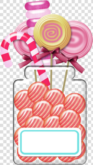 Jar Clipart Lollipop   Candy In A Jar Clip Art  HD Png Download