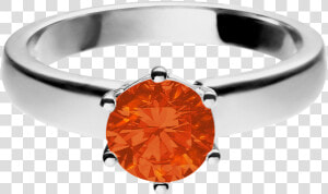 Malmö Fire Opal Orange In Platinum   Platin Ring Mit Tansanit  HD Png Download