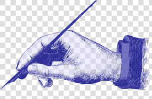 Vintage Hand And Ink Pen 01 Clip Arts   Pen In Hand Png  Transparent Png