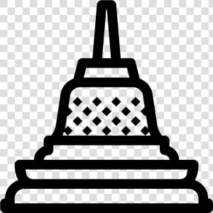 Transparent Buddha Icon Png   Candi Borobudur Icon Png  Png Download